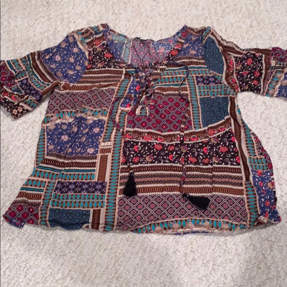 American Eagle Patterned Shirt